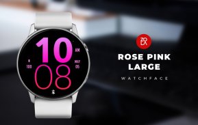 Rose Pink Large Watch Face screenshot 1