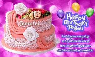 Birthday Cake with Name and Photo screenshot 1