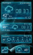 OUTERSPACE THEME GO WEATHER EX screenshot 2