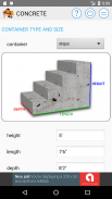 Concrete Calculator screenshot 3