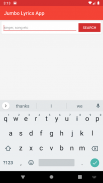 Jumbo Lyrics App screenshot 0