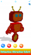 Robots Magnet World 3D - Build by Magnetic Balls screenshot 6