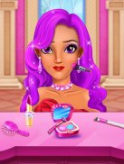 Pink Princess Makeup & Makeover Dress up Salon screenshot 0