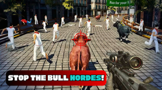 Angry Bull Fight Shooting Game screenshot 1