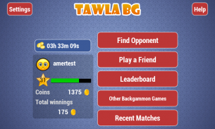 Tawla Backgammon screenshot 7