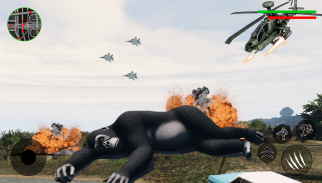Gorilla Rope Hero Crime City screenshot 1
