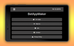 BetAppMaker 10+ ODDS screenshot 0