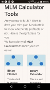 MLM Calculators screenshot 1