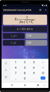 Resonance Calculator (RT) screenshot 0