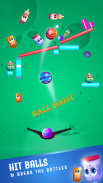 Ball shoot knock down bottles screenshot 1