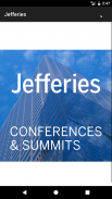 Jefferies Conferences & Summit screenshot 1