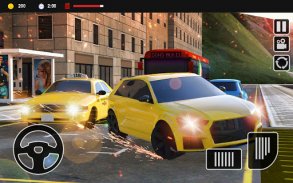 Crazy Taxi Driving Jogos Jeep Taxi: simulador de screenshot 3