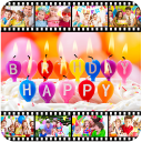 Birthday Video Maker With Song Icon