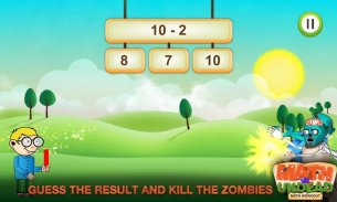 Math vs Undead: 数学游戏 screenshot 1