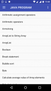JAVA PROGRAM - Simple way to learn screenshot 0