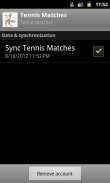 Tennis Schedules screenshot 0