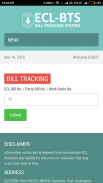 ECL Bill Tracking screenshot 0