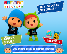 Pocoyo sticker: adesivi per Whatsapp screenshot 1