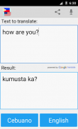 Cebuano English Translator Pro screenshot 4