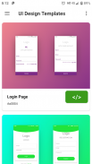 UI Design Templates with Source Code screenshot 4