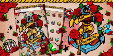 Graffiti Anchor Themes Live Wallpapers screenshot 3