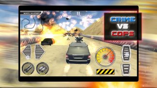 Crime vs Police - Shooting Car Racing 3D screenshot 2