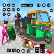 Juego Rickshaw Camión Basura screenshot 5