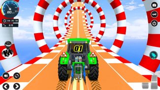 Real Tractor Stunt Game 3D screenshot 5