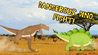 T-Rex Fights Stegosaurus screenshot 3