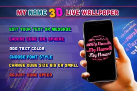 3D My Name Live Wallpaper - Made in India 2021 screenshot 9