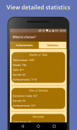 What to choose? - heads or tails, randomizer, dice screenshot 1