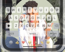 Keyboard of Theme NLE Choppa Cool screenshot 3