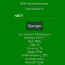 RDW Kentekeninformatie