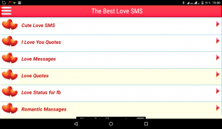 The Best Love SMS screenshot 0