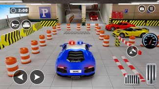 Multi Level Police Car Parking screenshot 4