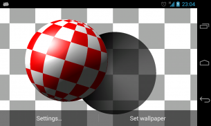 Boing Ball Live Wallpaper Lite screenshot 0