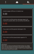 Weapon Calculator for Diablo 3 screenshot 2