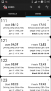 Bus Driver Duty Schedule Lite screenshot 7