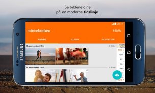 minnebanken: organiser bildene screenshot 3