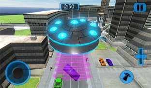 Fliegend UFO Simulator Raumschiff Attacke Erde screenshot 4