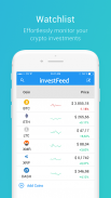 investFeed Cryptocurrency Social Network screenshot 1