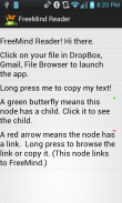 FreeMind Reader screenshot 1
