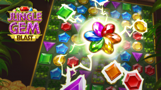 Jungle Gem Blast: Juwelen-Crush-Puzzle mit Match 3 screenshot 5