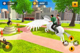 Unicorn Taxi: Flying Horse Sim screenshot 6