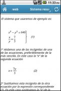 Sistema de ecuaciones 2 inc. screenshot 4