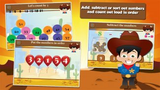 Cowboy Kids First Grade Spiele screenshot 3