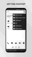 Чёрно-Белая тема для Art Fine Launсher screenshot 2