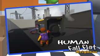 Human Fall Neighbor Flat Crazy screenshot 1