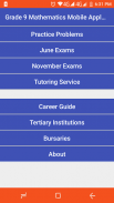 Grade 9 Mathematics screenshot 1