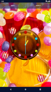 Sweet Candy Clock Wallpaper screenshot 3